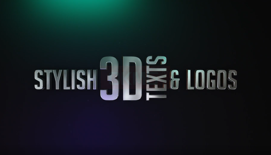 E3D三维文字Logo动画
